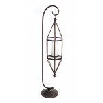 Hanging Lantern W/Stand 45.5"H Metal