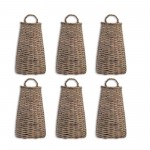 Wall Basket (Set Of 6) 14"H Willow