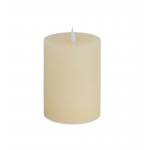 Simplux Led Designer Candle (Set Of 2) W/Remote 3.5"X5"H Wax/Plastic, Beige