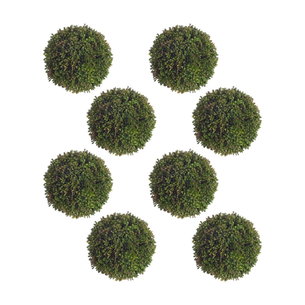 Seedum Orbs (Set Of 8) 4"H Plastic