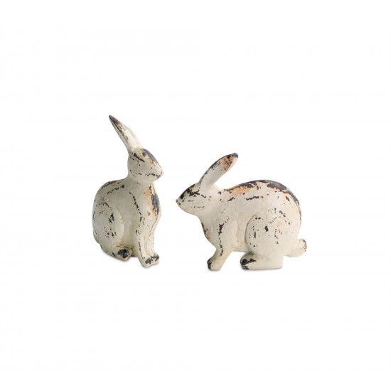 Rabbit (Set Of 8) 5"H Resin