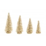 Mini Tree (Set Of 16) 4.5" - 7"H Plastic