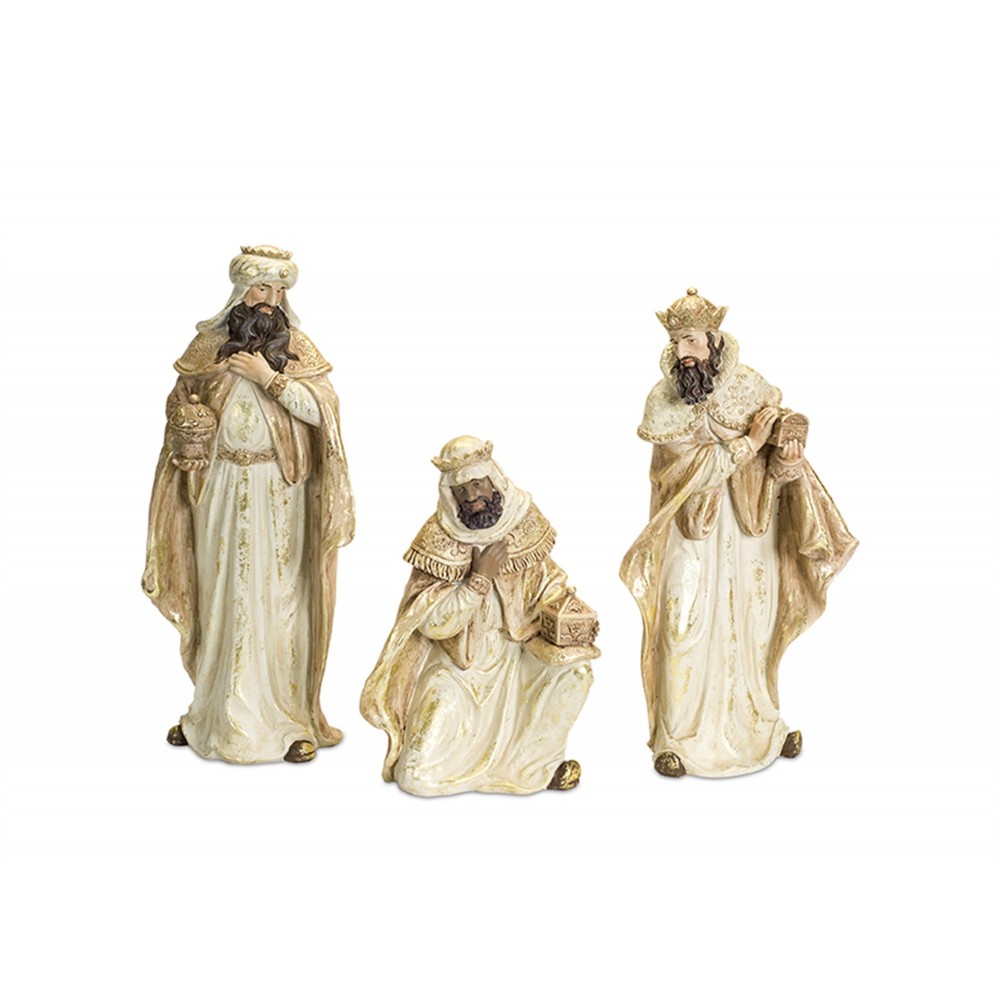 Wisemen (Set Of 3) 13"H - 19"H Resin