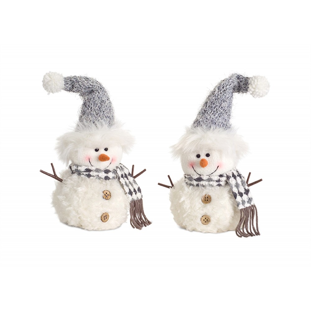 Snowman (Set Of 4) 13"H Polyester