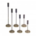 Taper Candle Holders (Set Of 6) 9"H, 12.75"H, 16.5"H Metal