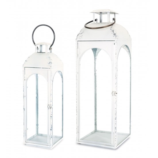 Lantern (Set Of 2) 23.5"H, 30.75"H Metal