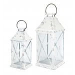 Lantern (Set Of 2) 18.75"H, 25.25"H Metal