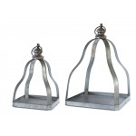 Lantern (Set Of 2) 15.5"H, 20"H Metal