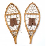 Snow Shoes (Set Of 4) 22"H Wood