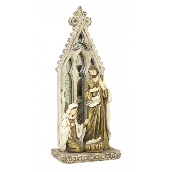 Holy Family With Arch 19.25"H Resin