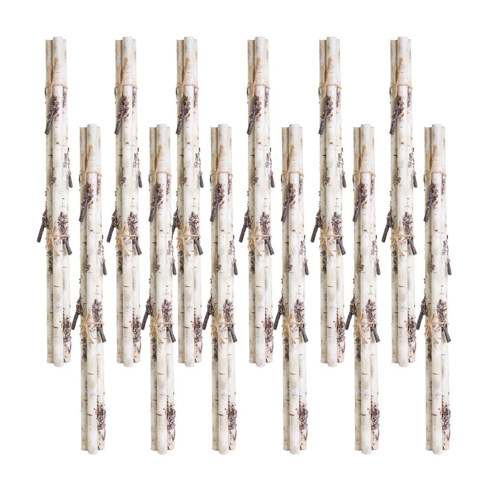 Birch Branch Bundle (Set Of 12) 26.75"H Pvc