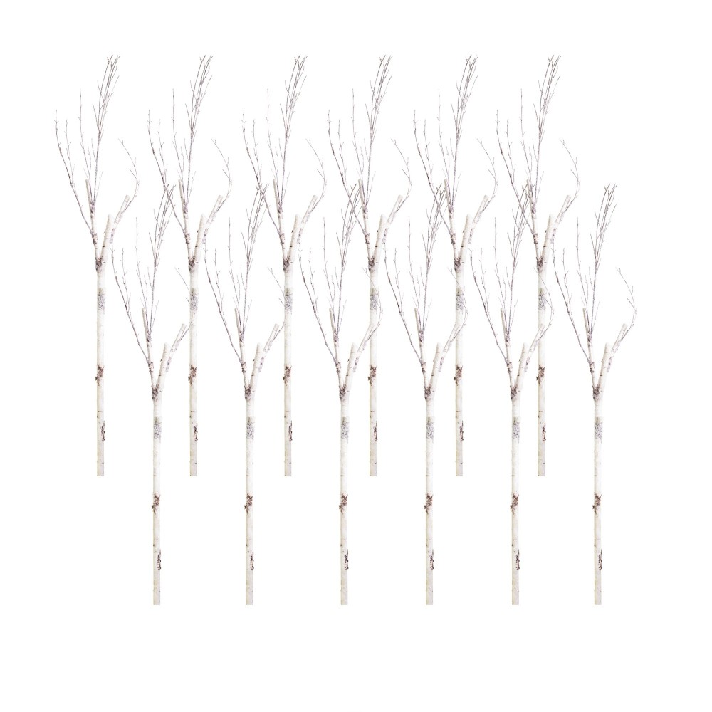 Birch Branch (Set Of 12) 83"H Pvc