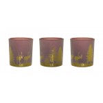 Woodland Deer Votive Holder (Set Of 3)