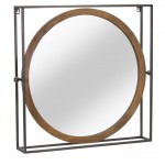 Mirror 24.5" x 24.5"H Mirror/Iron