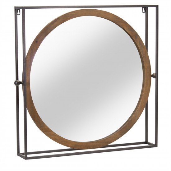 Mirror 24.5" x 24.5"H Mirror/Iron