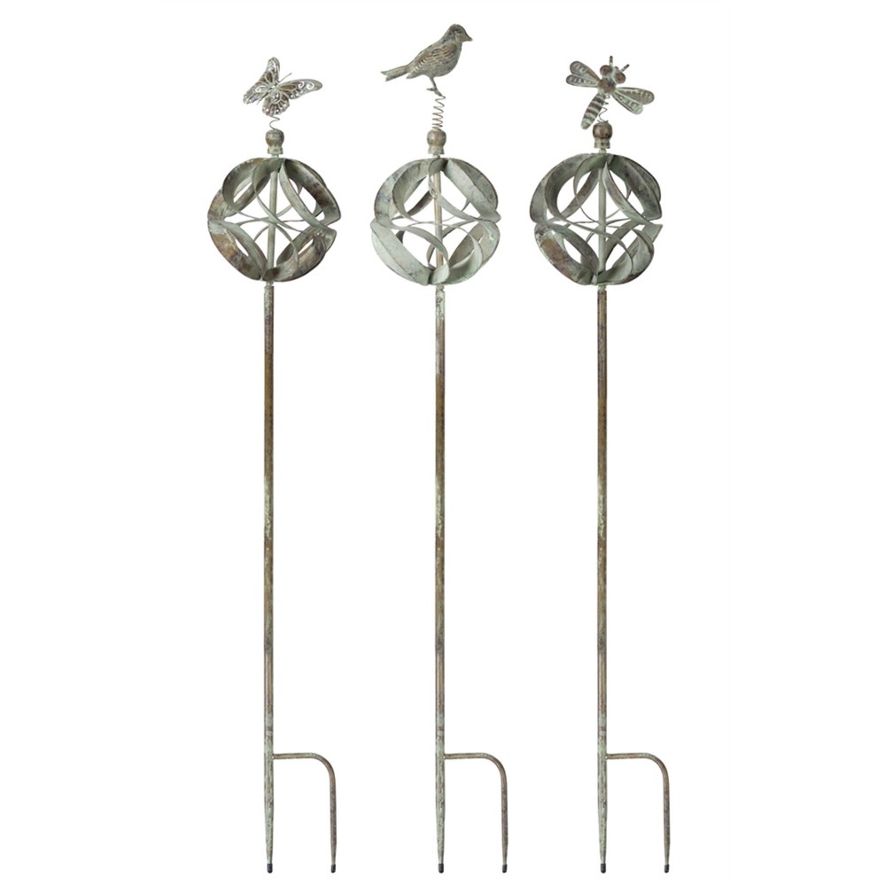 Garden Stake (Set Of 3) 60"H Iron