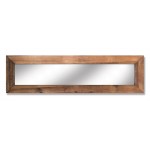 Floor Mirror 67.5"H Wood/Mirror