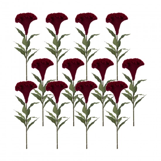 Celosia (Set Of 12) 27"H Plastic/Polyester