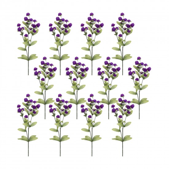 Wild Clover (Set Of 12) 27"H Plastic