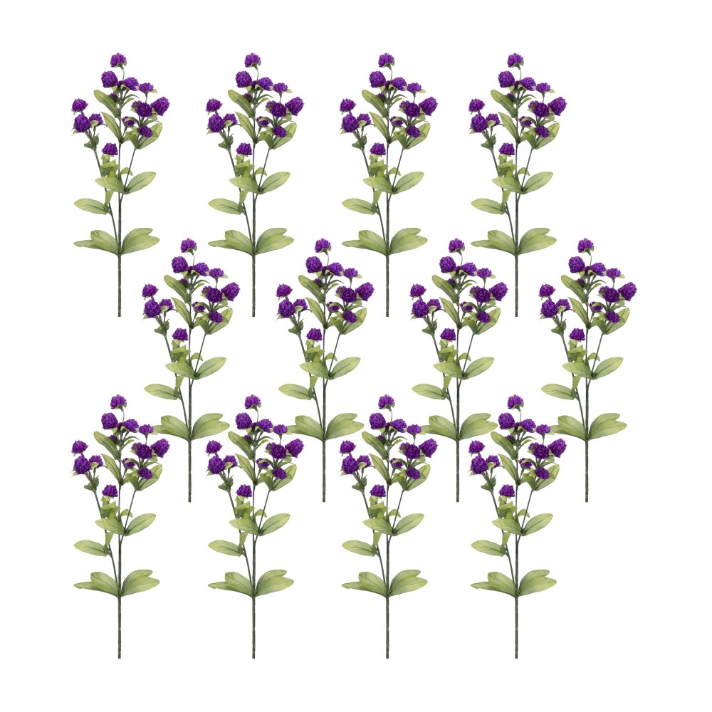 Wild Clover (Set Of 12) 27"H Plastic