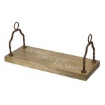 Home Sweet Home Swing (Rope Not Included) 23.5"L Wood/Iron