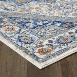 Totti Vintage Cream/Navy 3x5 Oriental Rug