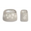 Wall Pocket (Set Of 2) 5"L x 7.5"H, 7.75"L x 9"H Stoneware
