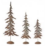 Tree (Set Of 3) 17.5"H, 22.5"H, 29.75"H Metal