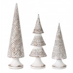 Tree (Set Of 3) 9.25"H, 11"H, 13.25"H Resin