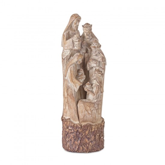 Holy Family And Wise Men 14"H (Set Of 2) Resin