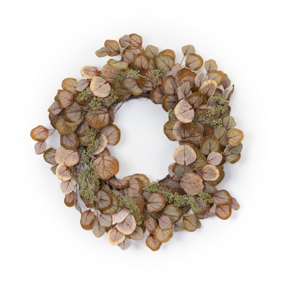 Eucalyptus Wreath 22"D Polyester