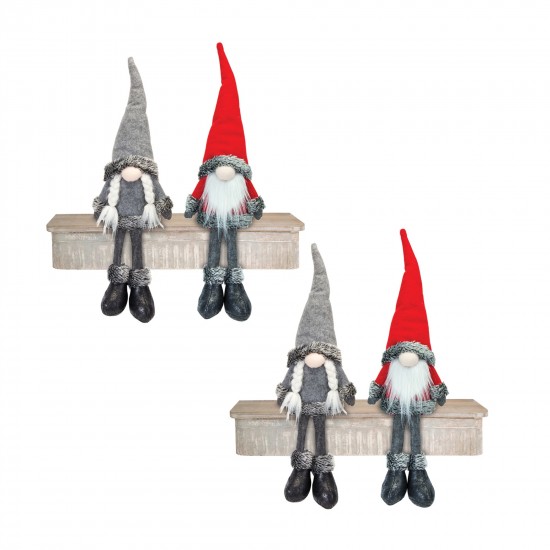 Gnome (Set Of 4) 26"H Polyester