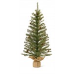 Pine Tree 3'H (Set Of 2) Pvc/Metal