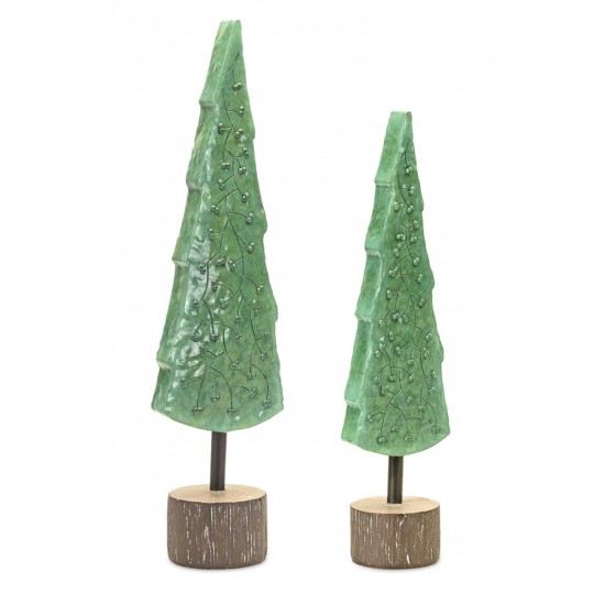 Tree (Set Of 2) 22"H, 26.5"H Resin