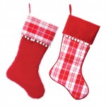 Stocking (Set Of 2) 17"H Cotton