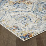 Totti Loops Cream/Multicolor 2x8 Oriental Rug