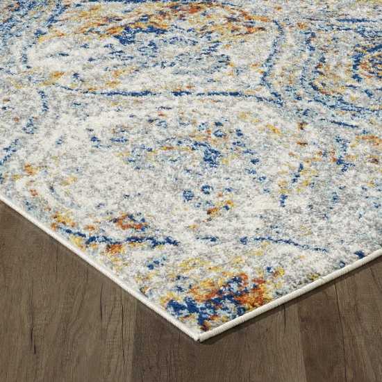 Totti Loops Cream/Multicolor 2x8 Oriental Rug