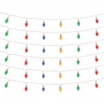 Led Light String 8'L (Set Of 6) Plastic/Copper 6 Hr Timer