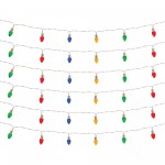 Led Light String 8'L (Set Of 6) Plastic/Copper 6 Hr Timer