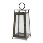 Lantern 20.75"H Metal/Glass