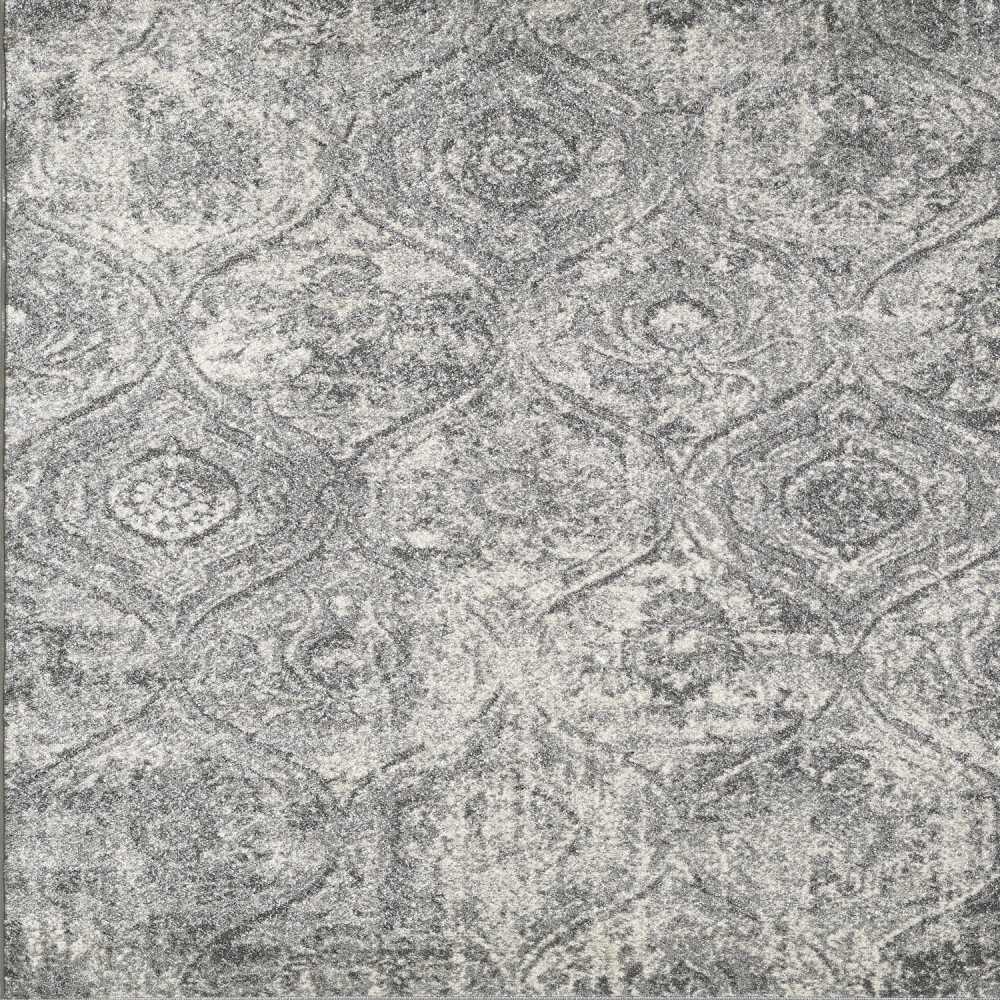 Totti Loops Gray/Cream 2x8 Oriental Rug