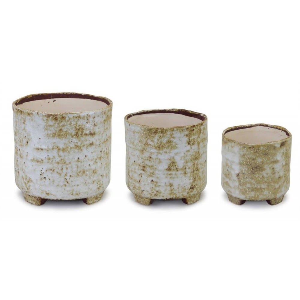 Pot (Set Of 3) 5"H, 6"H, 7"H Terra Cotta