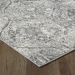 Totti Loops Gray/Cream 2x8 Oriental Rug