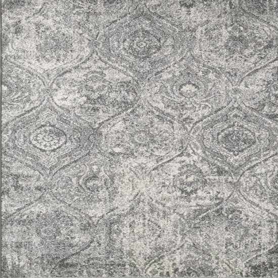 Totti Loops Gray/Cream 5x7 Oriental Rug