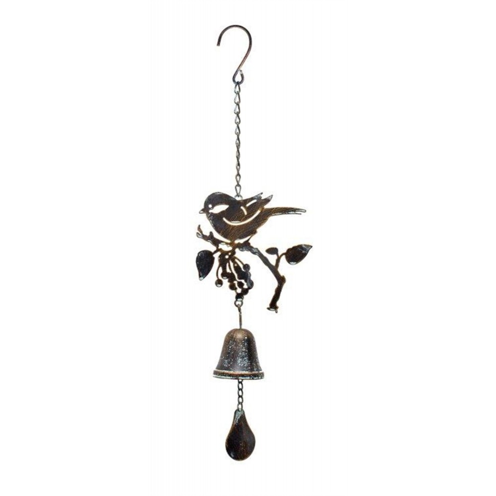 Bird Wind Chime 20.5"L Iron