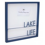 Lake Life Memo Board 15.75"Sq Metal/Mdf