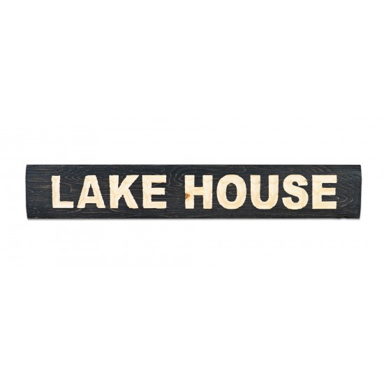 Lake House Sign 36"L x 6"H Wood