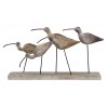Birds 13"L x 7"H Wood/Metal