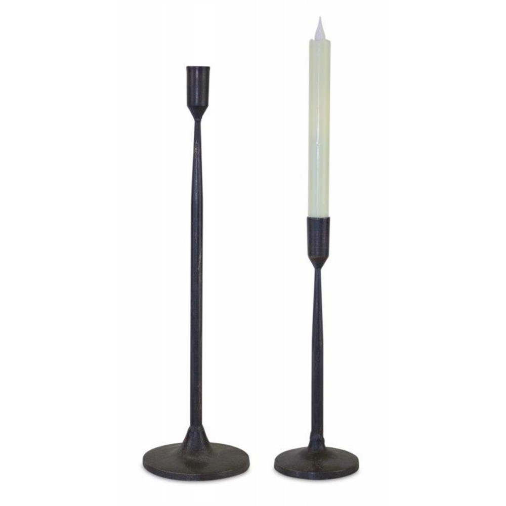 Candle Holder (Set Of 2) 10.75"H, 16.5"H Metal