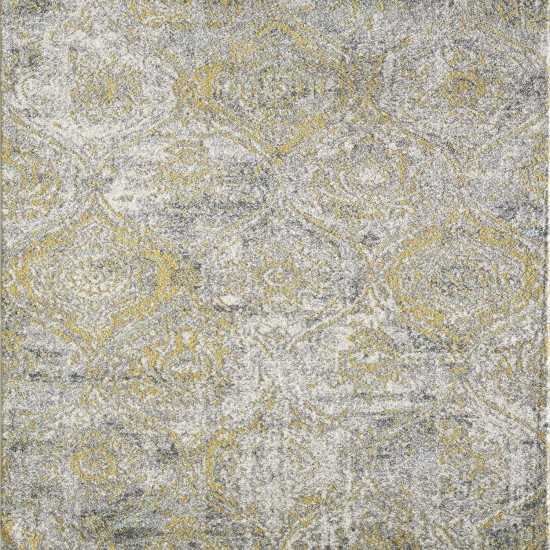 Totti Loops Cream/Yellow 2x8 Oriental Rug